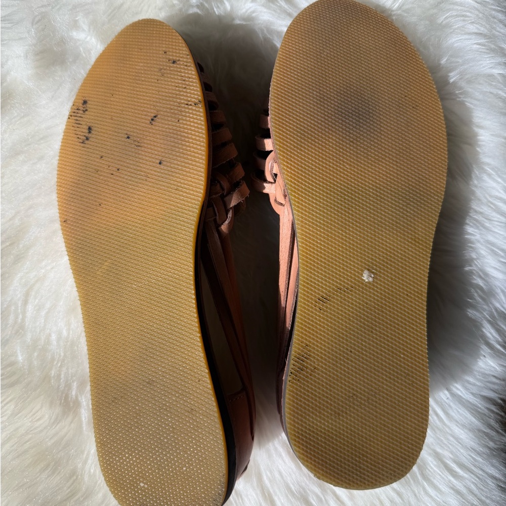 Nisolo Women's Huarache Sandal in Almond Size 6 - Picture 6 of 8